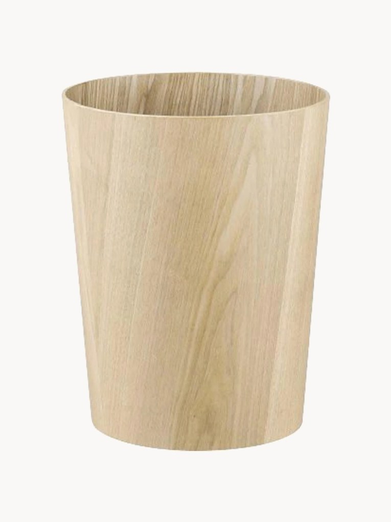 Round Wooden Waste Paper Basket Wilo