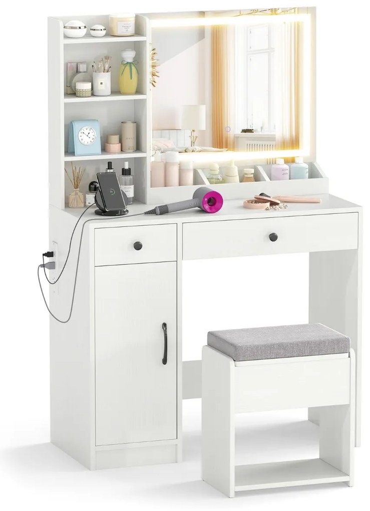 Cama de casa 200 x 90 cm Cama infantil em formato de casa com proteção contra quedas e estrutura de ripas com 14 compartimentos Branco