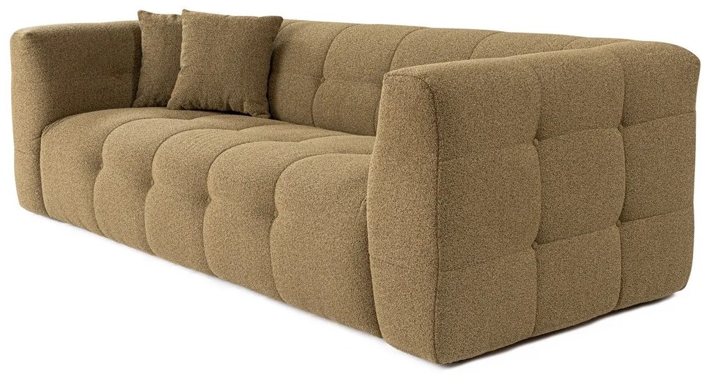 Sofá de 3 Lugares Cady – Bege Kaki – 235 x 100 x 72 cm