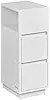 Mesa de cabeceira slim com duas gavetas e compartimento aberto | VASAGLE | 25 x 30 x 65 cm | LET656W01