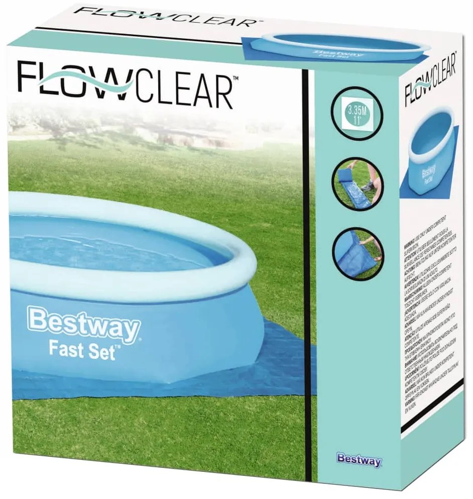 Bestway Pano para chão de piscinas Flowclear 335x335 cm