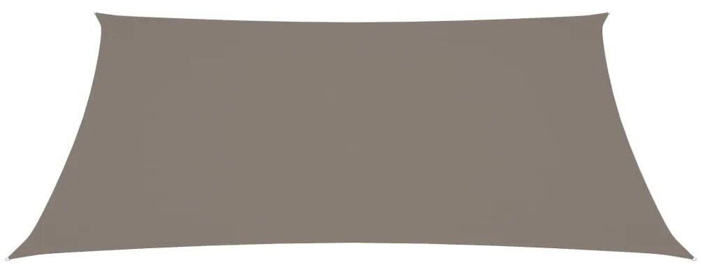 Para-sol tecido oxford retangular 2x3 m cinzento-acastanhado