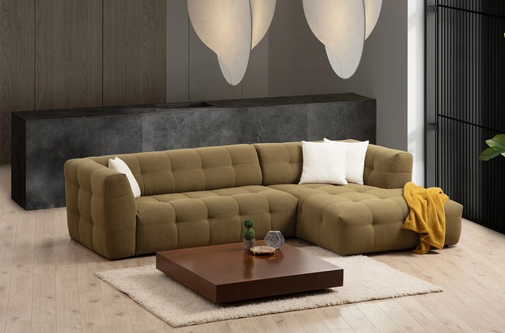 **** Sofá de Canto Cady – Caqui – 300 x 150 cm

**