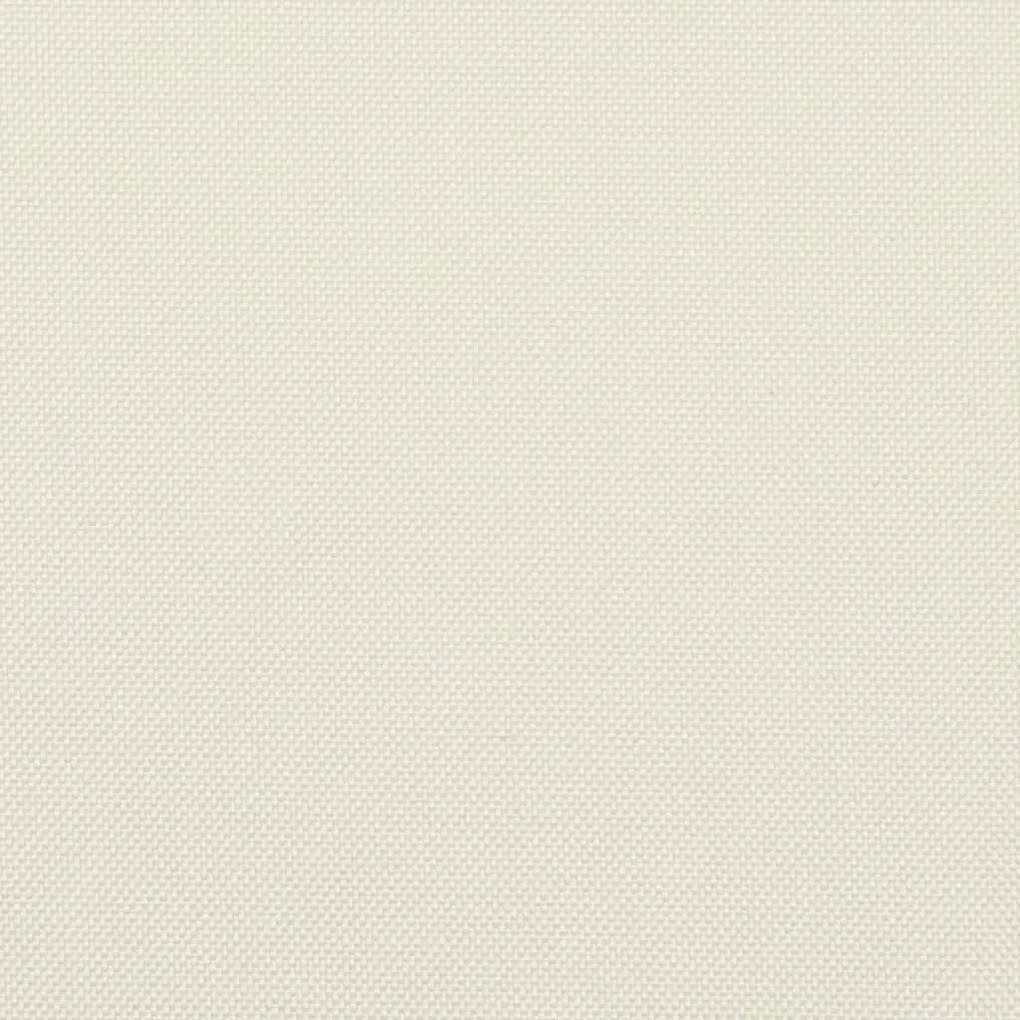 Almofadas de assento de jardim 2 pcs 45x45x2 cm cor creme