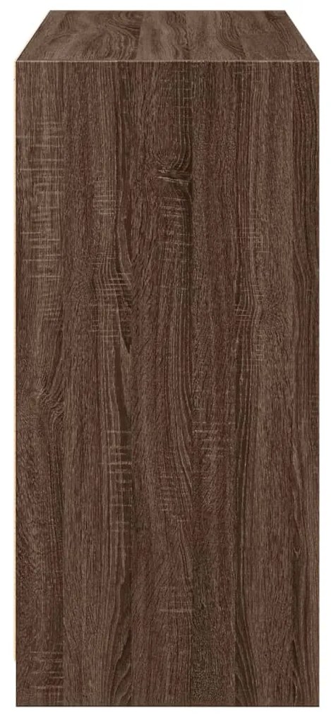 Roupeiro 77x48x102 cm derivados de madeira carvalho castanho