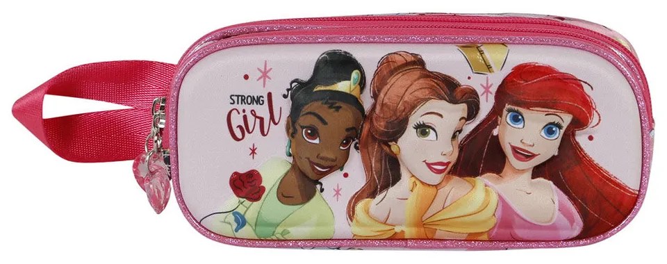 Porta lápis 3D Strong Princesas Disney duplo KARACTERMANIA