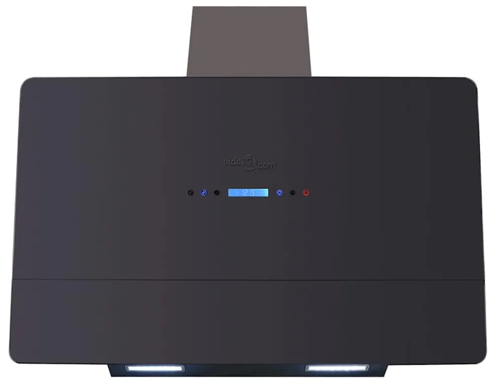 Exaustor c/ ecrã tátil 900 mm preto