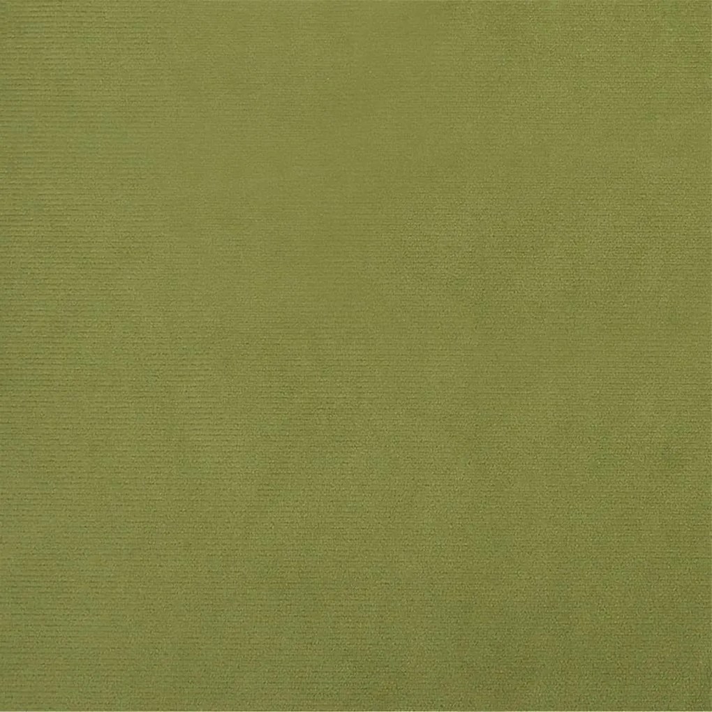 Sofá-cama de 2 lugares veludo verde-claro