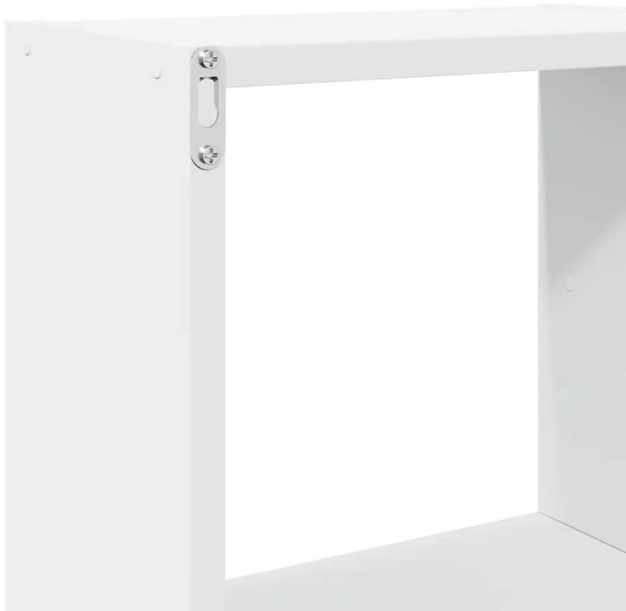Armário de parede 78x18x71 cm derivados de madeira branco