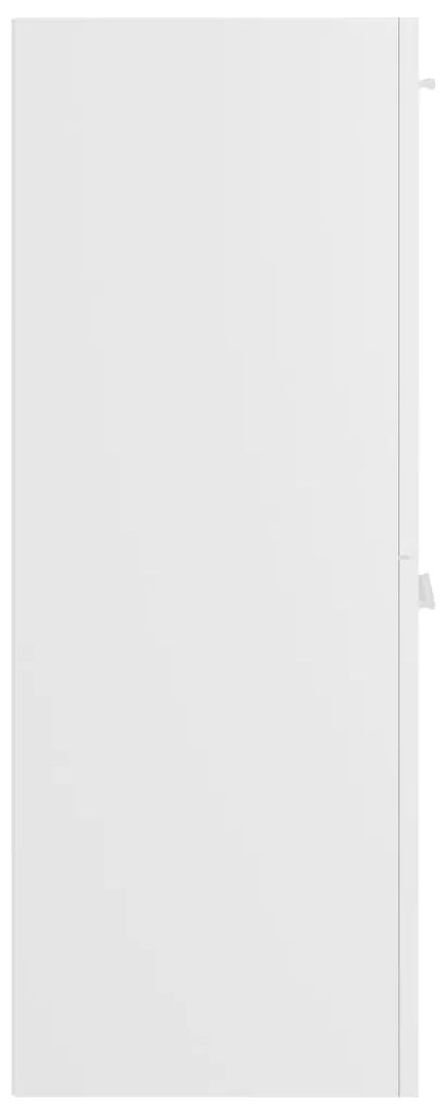 Armário de casa de banho 30x30x80cm derivados de madeira branco