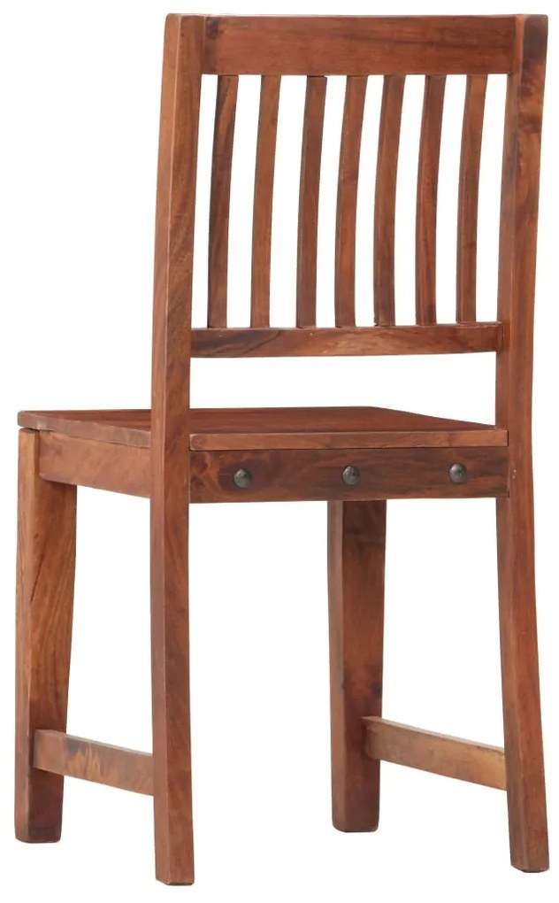 Cadeiras de jantar 2 pcs madeira de mangueira maciça
