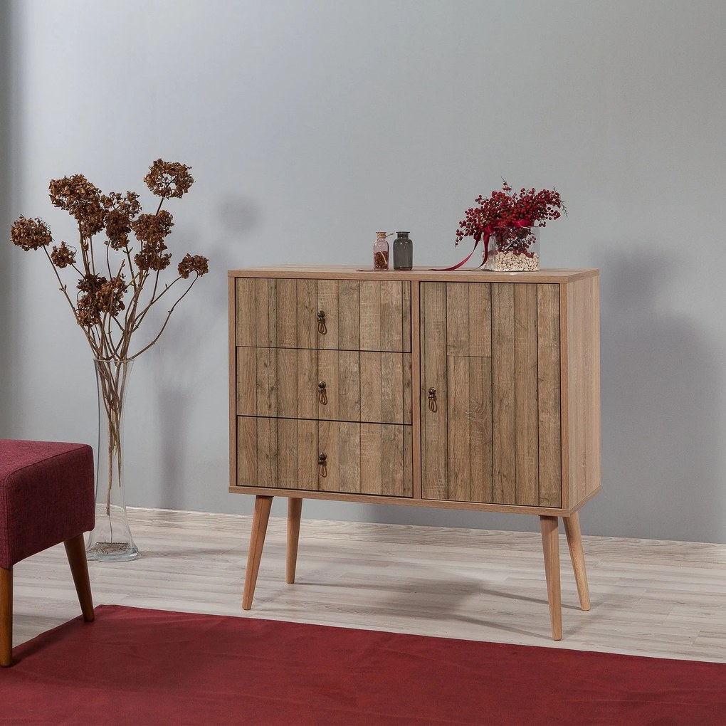 Cómoda Verybox – Carvalho Sonoma – 90x90x40 cm