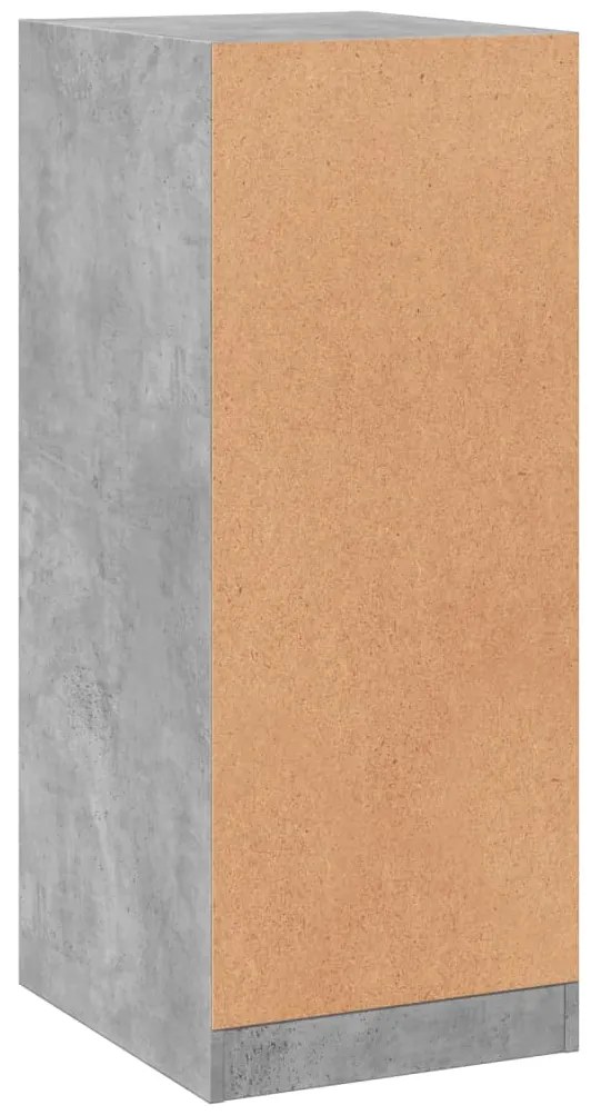 Roupeiro 48x41x102 cm derivados de madeira cinzento cimento