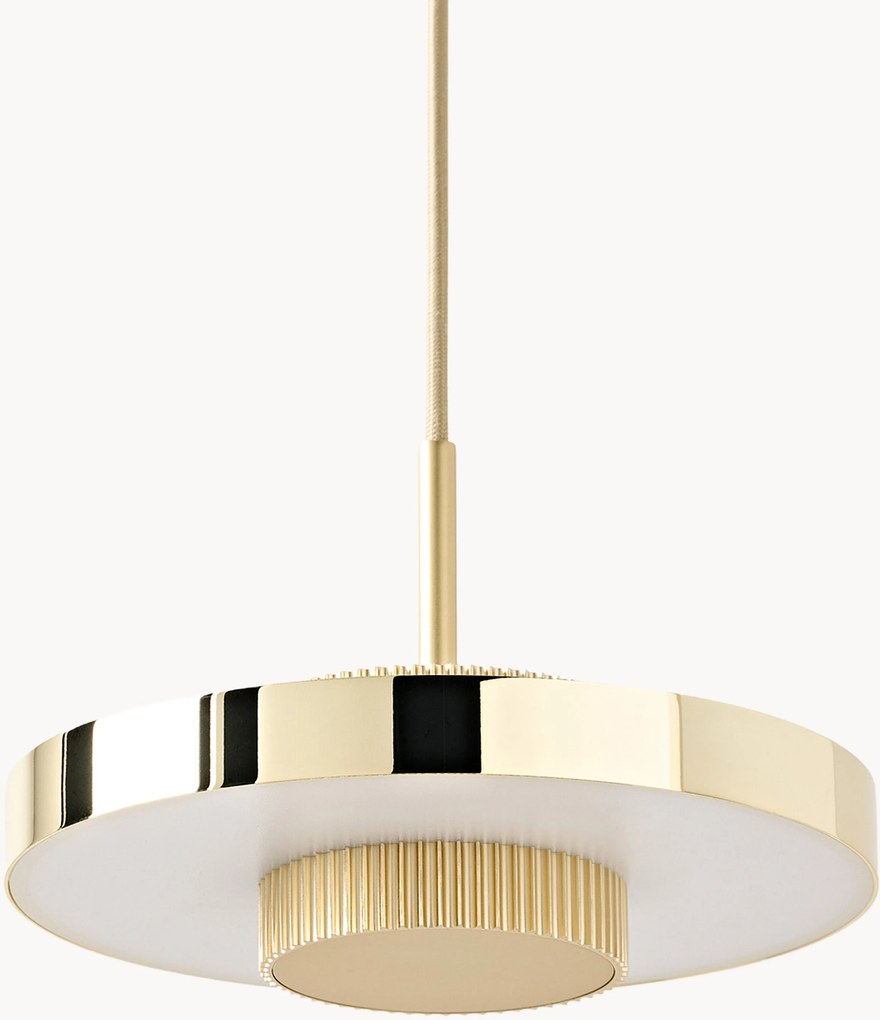 Candeeiro de teto LED com base ondulada Elna
