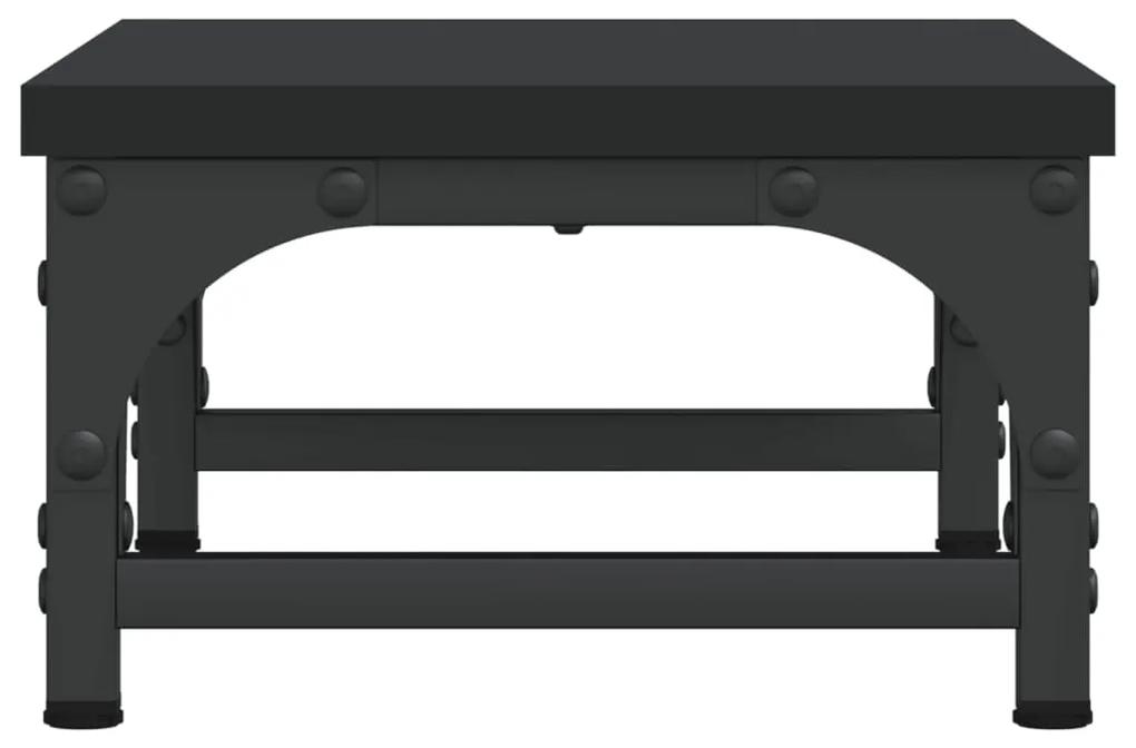 Suporte de monitor 37x23x14 cm derivados de madeira preto