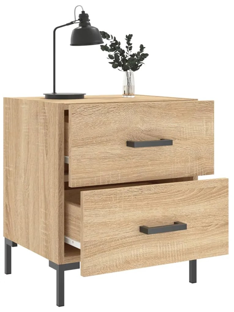 Mesa cabeceira 40x35x47,5 cm derivados madeira carvalho sonoma