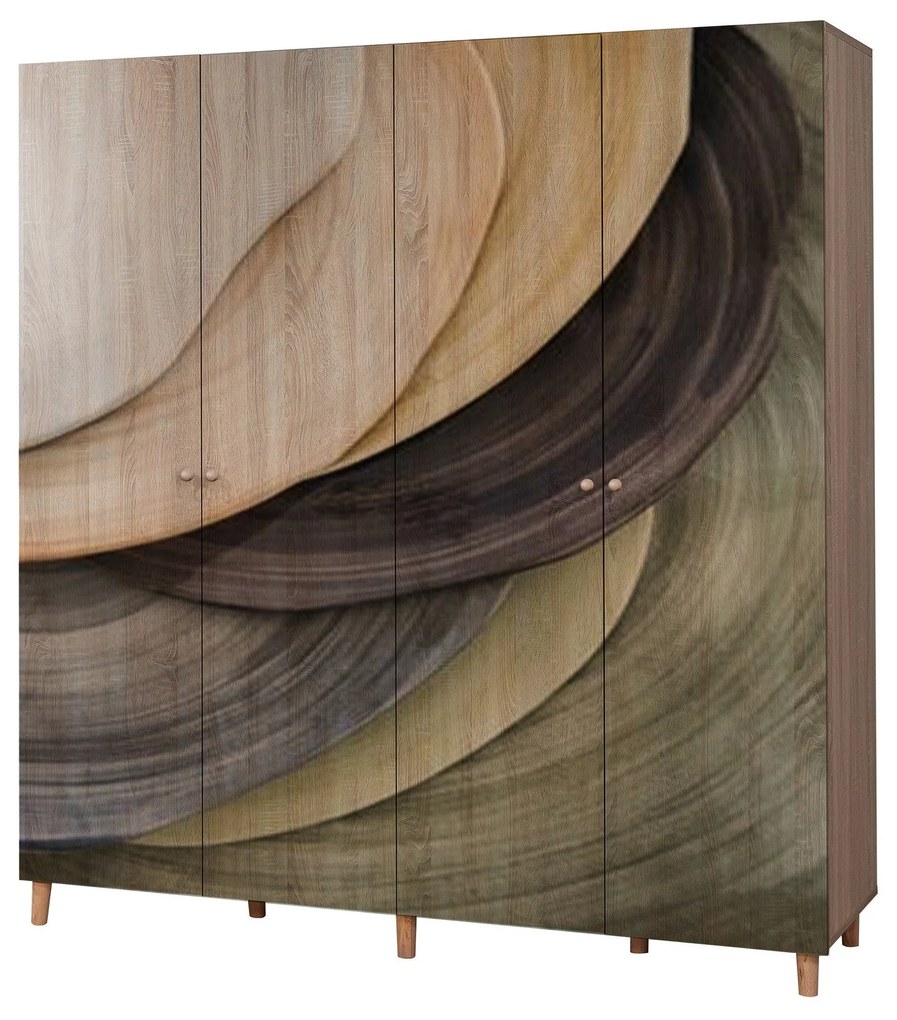 Roupeiro Loni – Sonomo – 180x192x52 cm