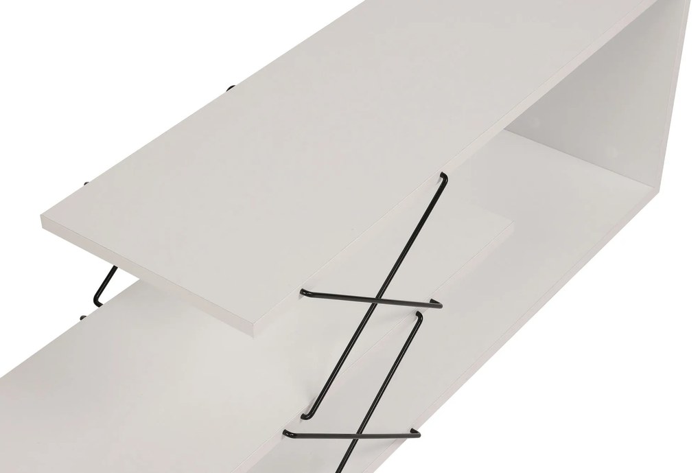Móvel de TV Zigzag – Branco – 120 cm x 40 cm x 30 cm