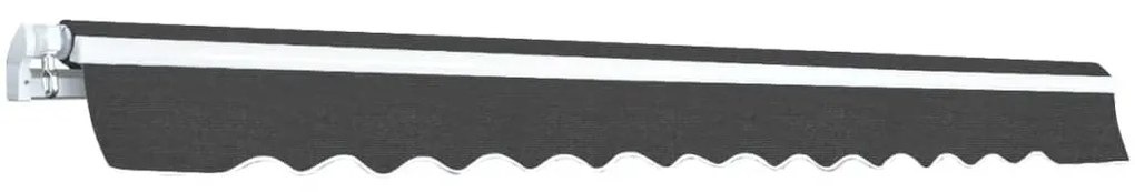 Toldo dobrável manual 350 cm antracite