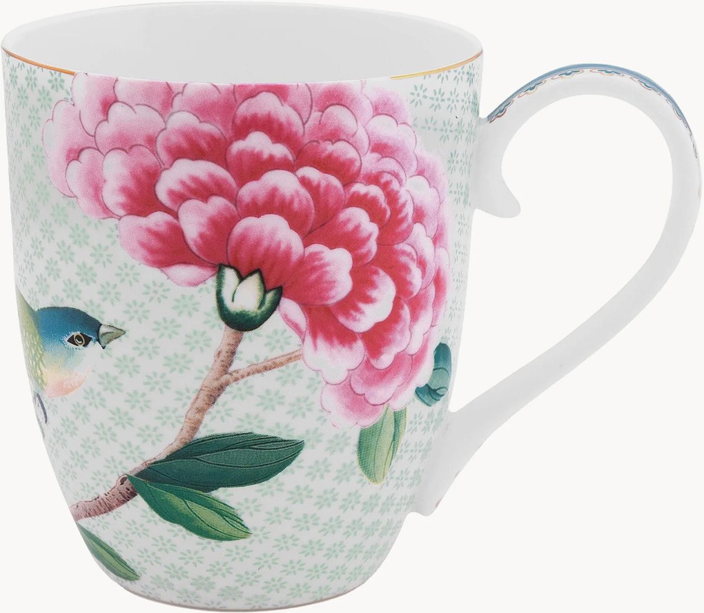 Canecas grandes Blushing Birds, conjunto de 2