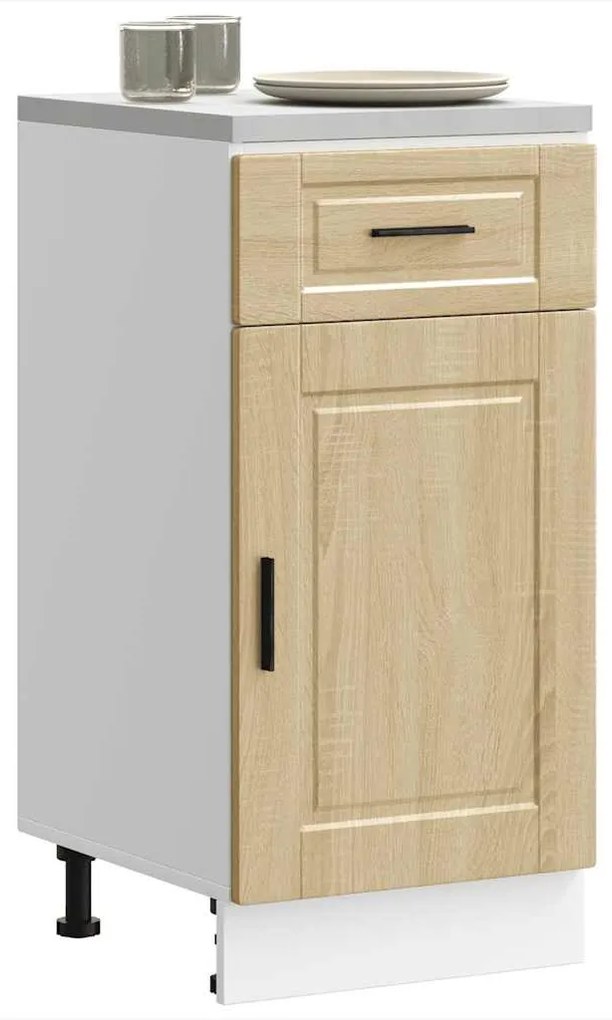 vidaXL Armário base de cozinha Porto derivados madeira carvalho sonoma