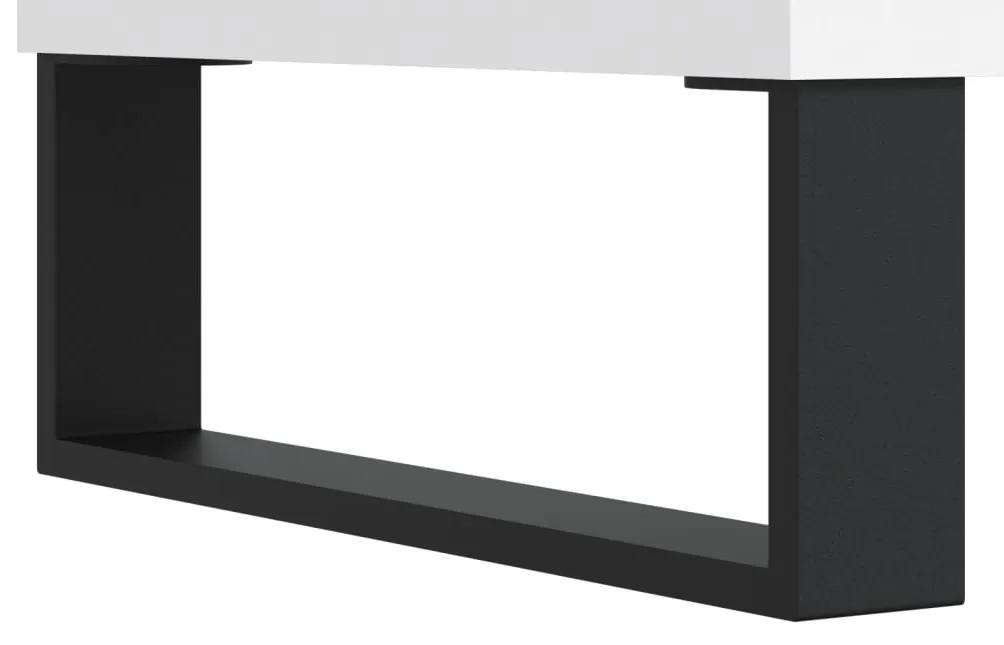 Armário de TV 103,5x30x50 cm derivados de madeira branco