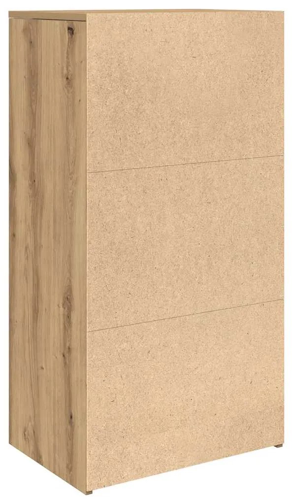 Aparador com 6 gavetas 50x34x96 cm madeira carvalho artisiano