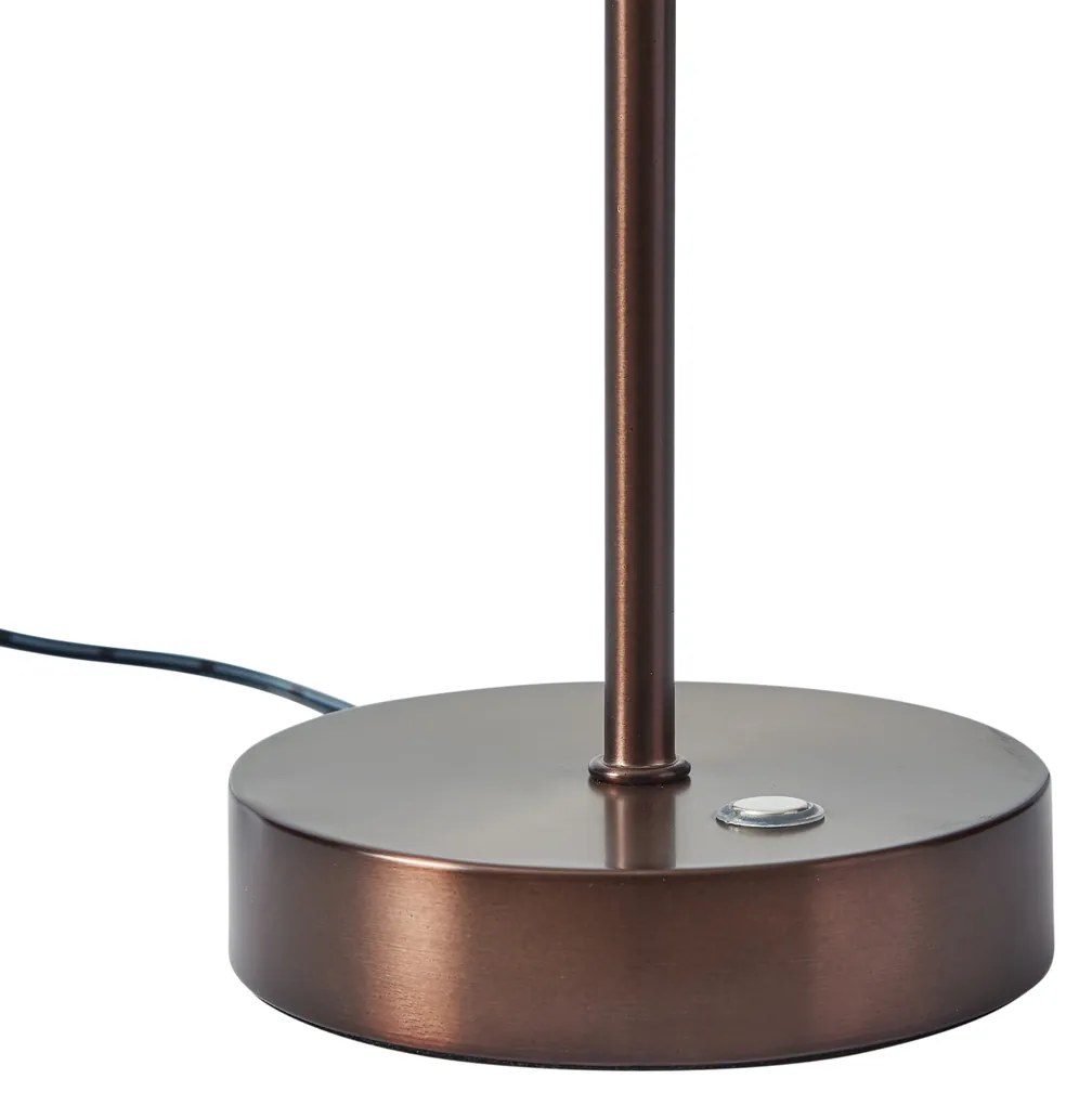 Candeeiro de Mesa Design Bronze Escuro Incl. LED Regulável - Joya Design