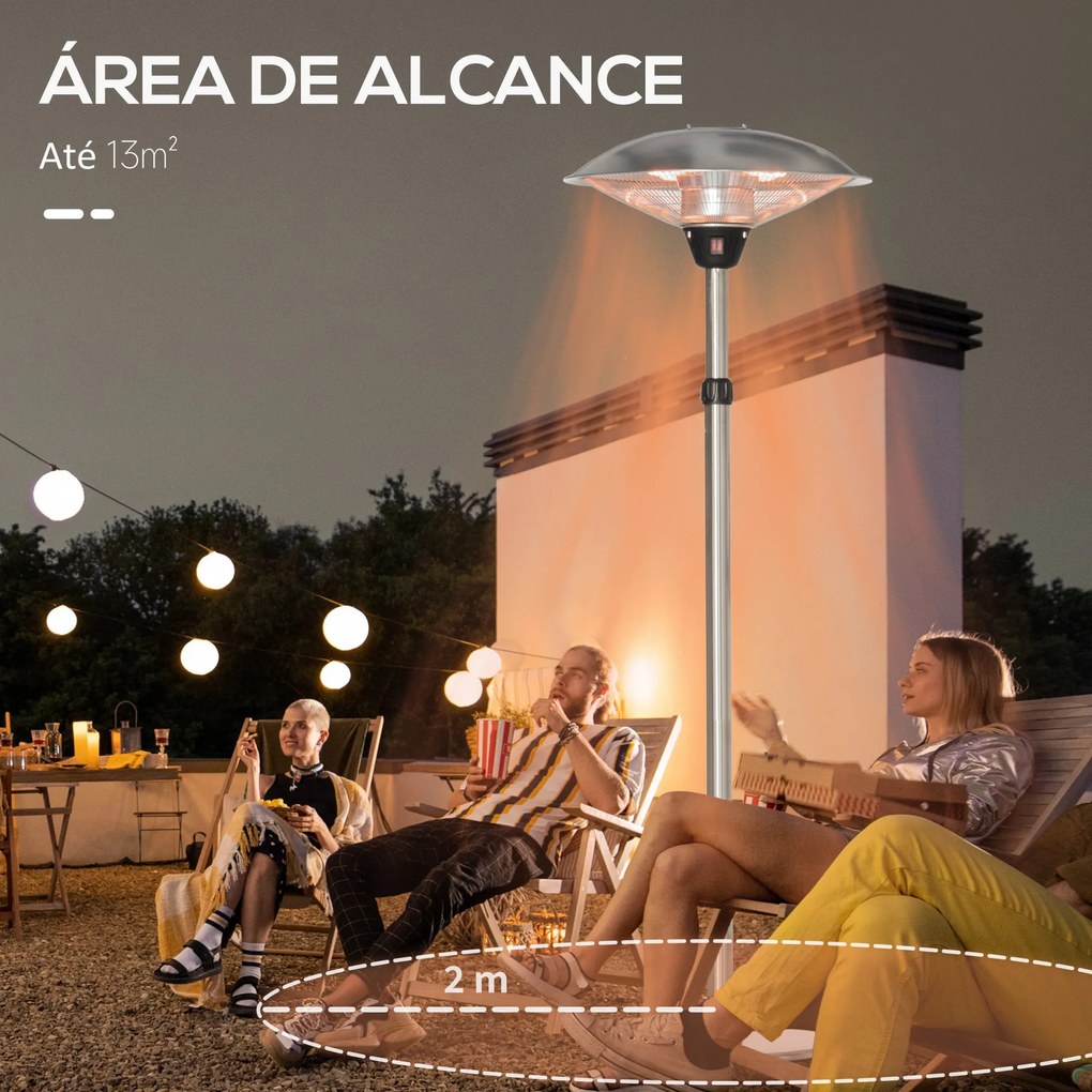 Aquecedor de Jardim Elétrico 3000W – Conforto e Eficiência para os Dia