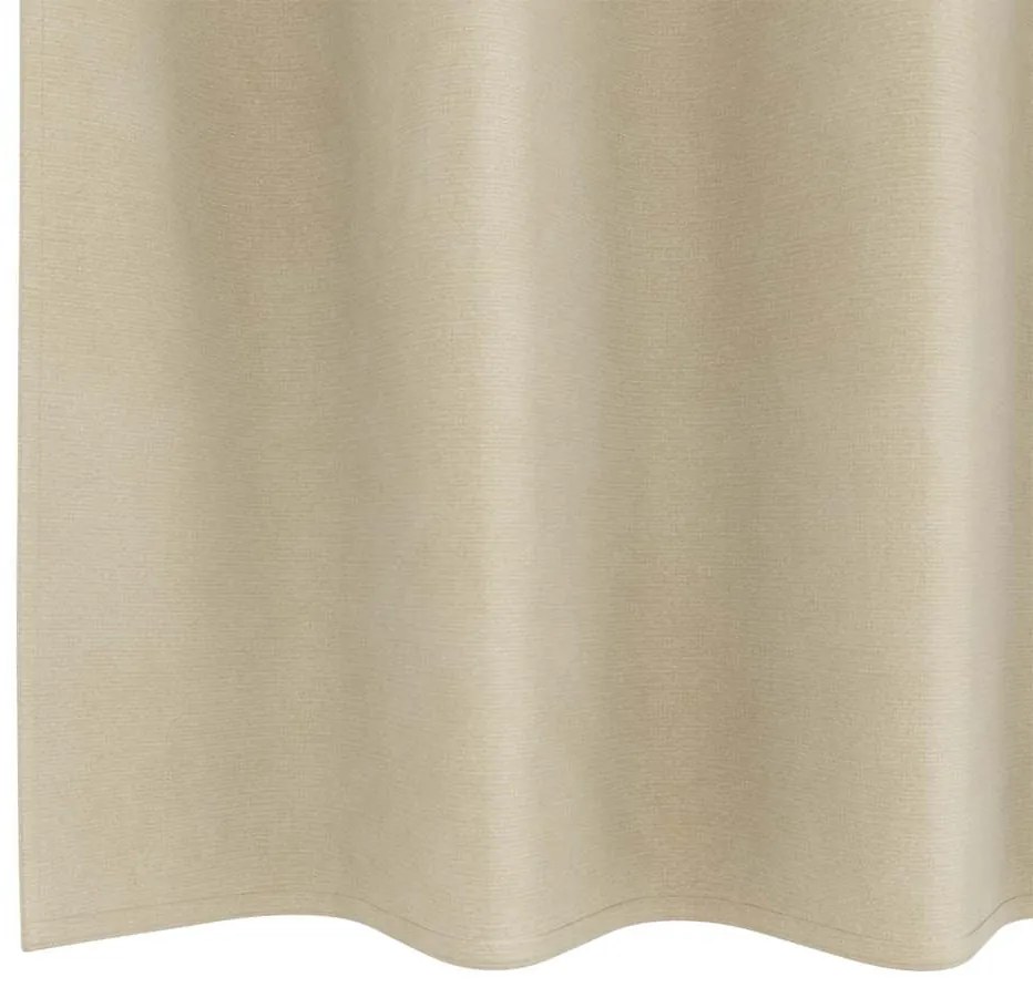 Cortinas Blackout vidaXL com Ilhós 2 pcs Creme Veludo