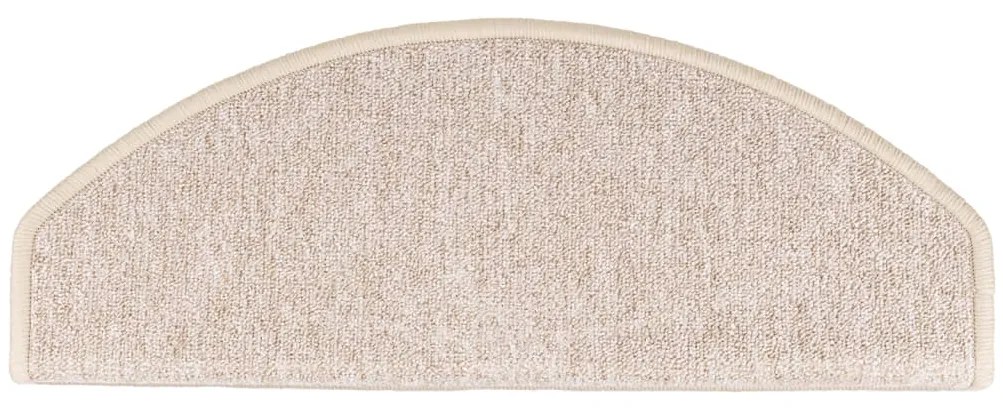 Tapetes de escada 15 pcs 65x24x4 cm cinzento-acastanhado