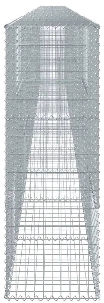 Cesto gabião com cobertura 1100x50x150 cm ferro galvanizado