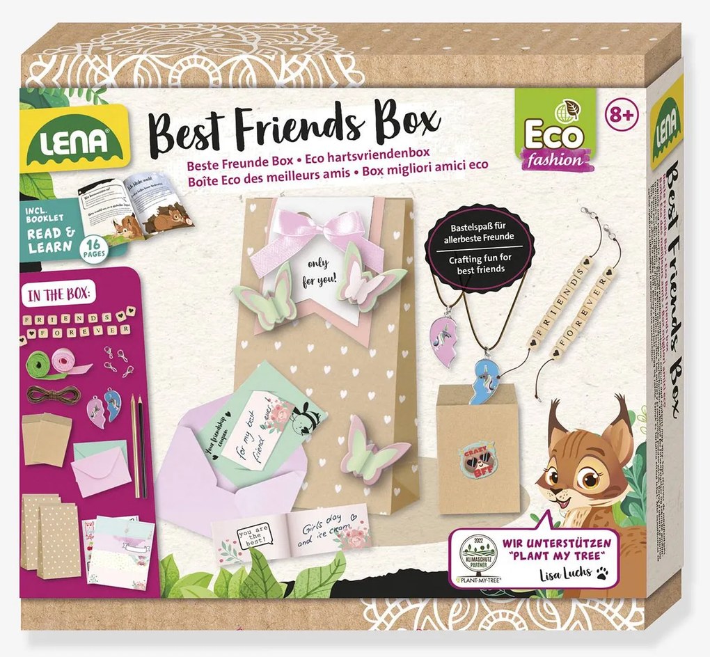 Caixa de Bijuteria “Melhores Amigas” Eco – LENA multicolor
