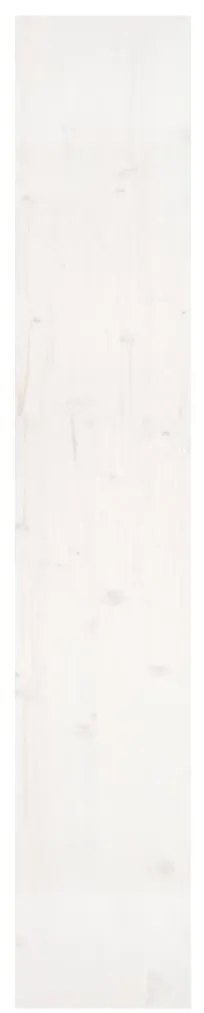 Estante/divisória 80x30x167,4 cm madeira de pinho maciça branco