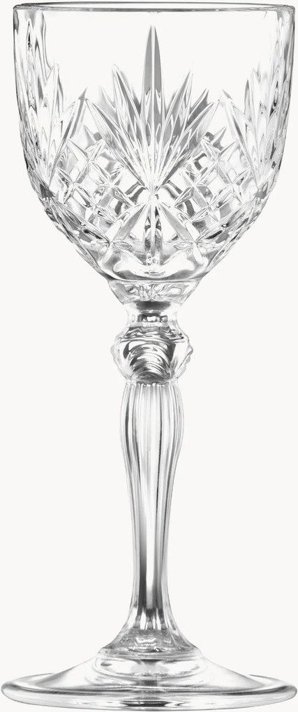 Copos de vinho em cristal Melodia, conjunto de 6