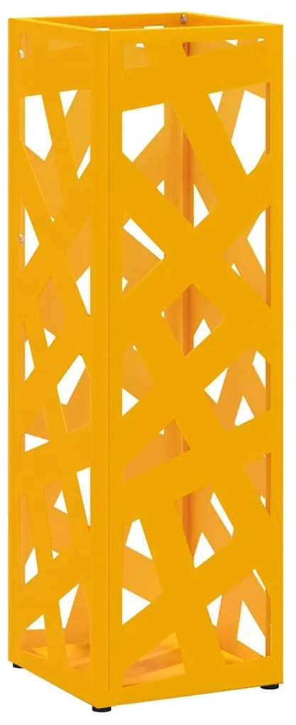 Suporte para Guarda-Chuva Amarelo Mostarda Metal Médio Elegante
