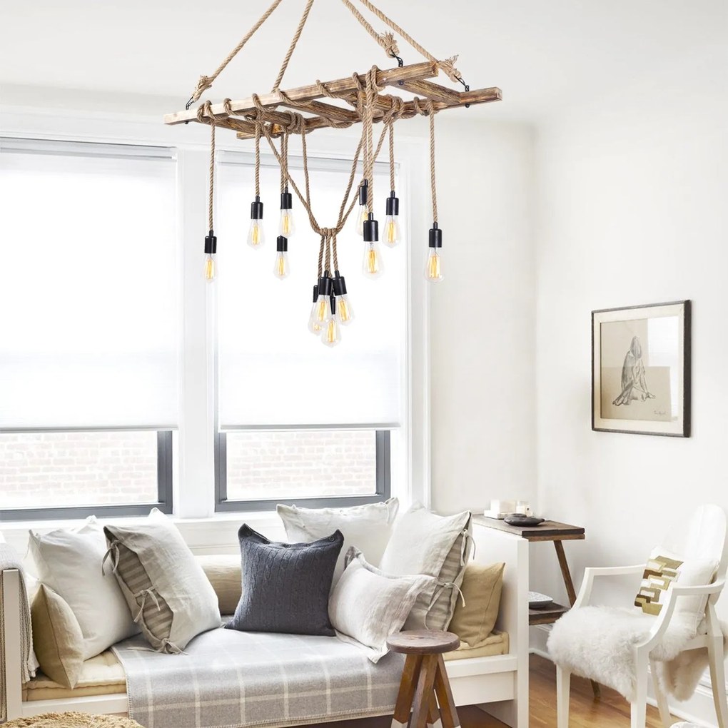 Chandelier Erebos – Madeira – 120 x 42 cm