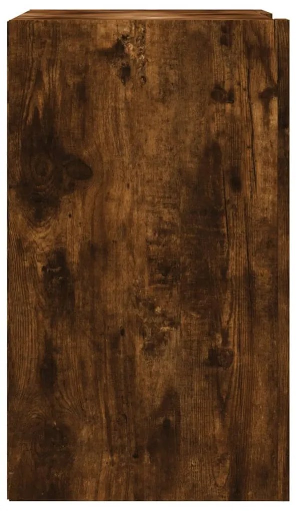 Armário parede 75x35x60 cm derivados de madeira carvalho fumado