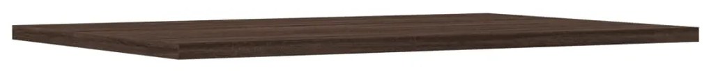 Prateleiras parede 4 pcs derivados de madeira carvalho castanho