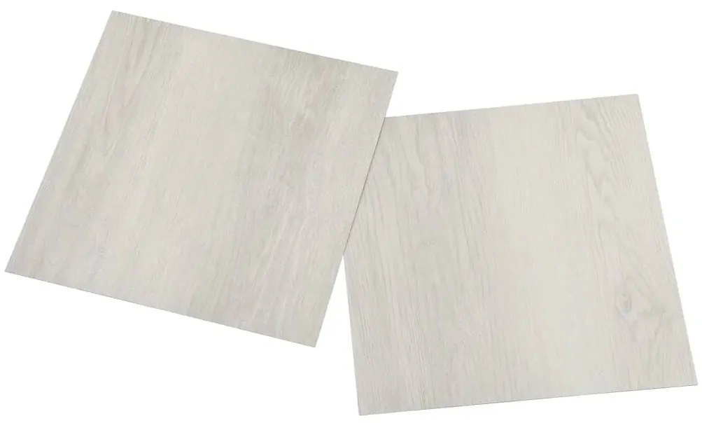 Tábuas de soalho autoadesivas 55 pcs 5,11 m² PVC bege