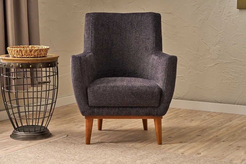 Cadeira Wing Gonca – Antracite – 74x80x75 cm
