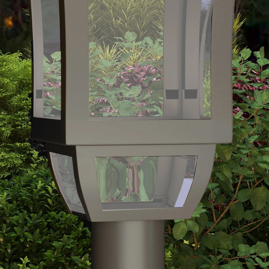 Candeeiro Solar de Jardim Candeeiro com Painel Solar Liga e Desliga Au