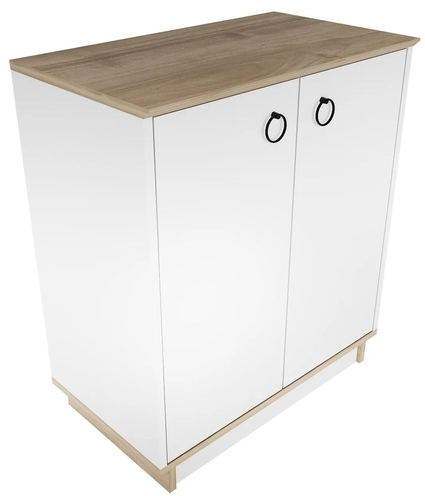 Console Nuanse – Branco Nogueira – 72x83,1x42 cm