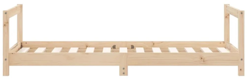 Estrutura de cama infantil 80x160 cm pinho maciço