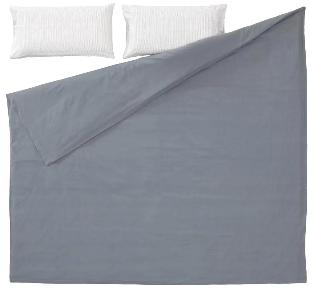 Kave Home - Set Mariel de lençol, capa edredão e capa almofada 180 x 200 cm algodão orgânico (GOTS)