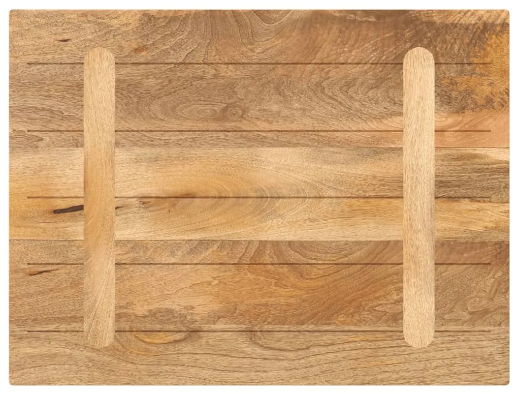 Tampo de mesa retangular 70x50x2,5 cm mangueira maciça