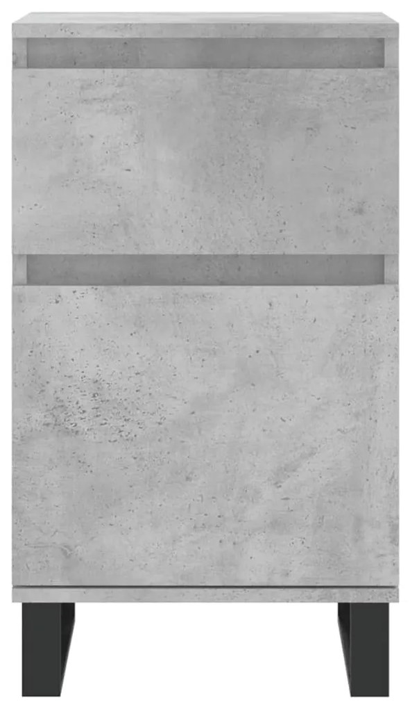 Aparadores 2 pcs 40x35x70 cm derivados de madeira cinza cimento
