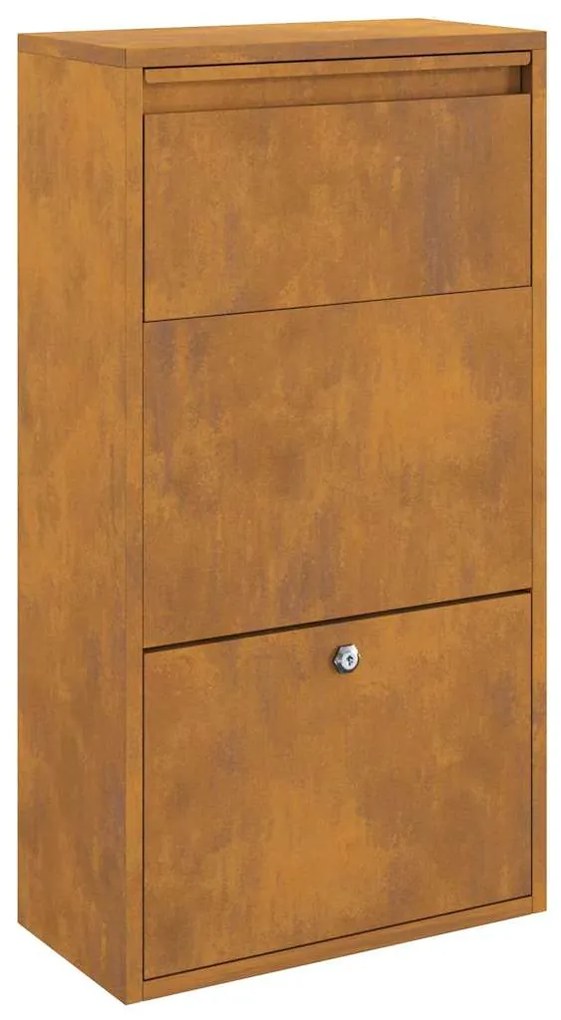 Caixa de Entrega de Pacotes 44x22x82 cm Aço Envelhecido