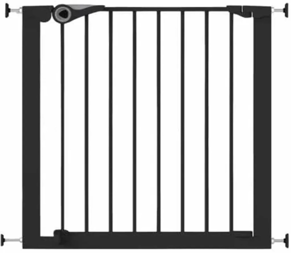 419490 Noma Portão de segurança Easy Pressure Fit 75-82 cm metal preto 94313