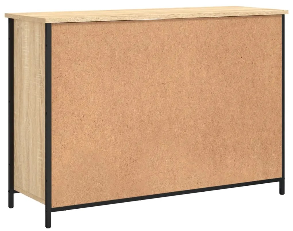 Aparador 100x35x70 cm derivados de madeira cor carvalho sonoma